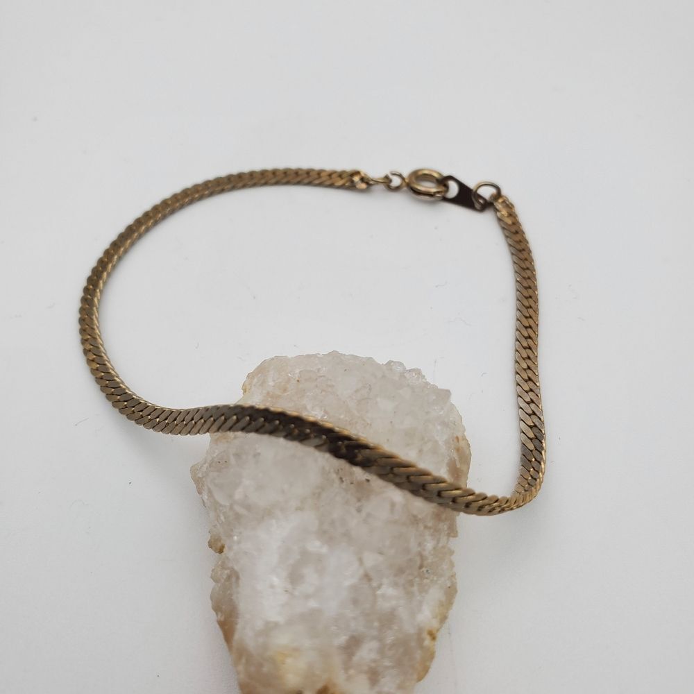 Herringbone snake chain bracelet B1611‎